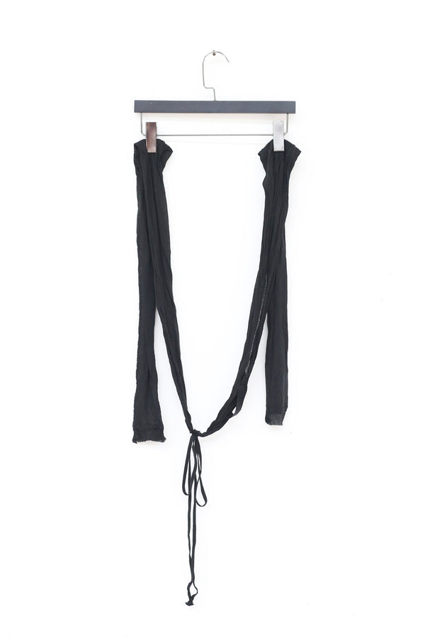 Marc Le Bihan Free Adjustable Strap Sun Protection Sleeve Series France Handmade MLB-2901-HEI Black